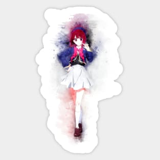 Kana Arima - Oshi no Ko (Watercolor) Sticker